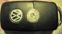 VW Nøgle logo til Klapnøgler 1 styk